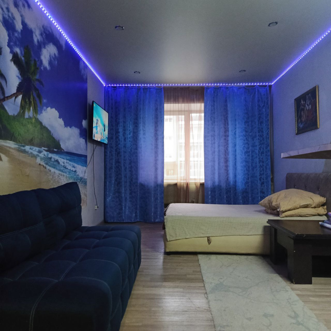 Квартира-студия, 28 м², 2 кровати